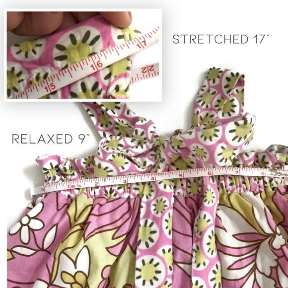 ⭐️ Pastel Print Bow Back Toddler Girls Dress - Picture 4 of 7